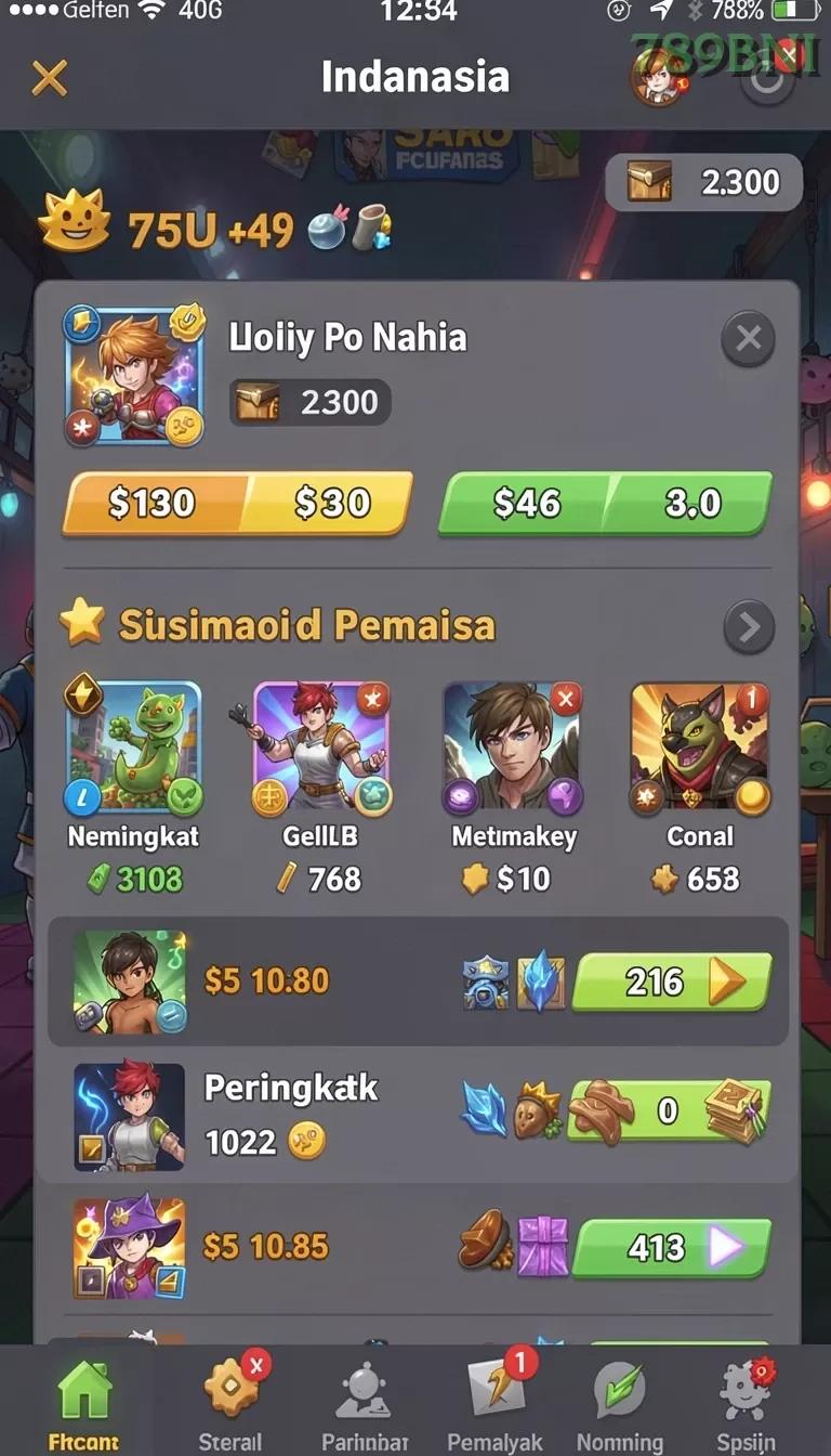 Pratinjau antarmuka 789bni — aplikasi APK resmi Android v2.5.6